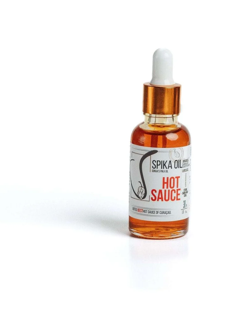 Pipetfles Spika Oil, 30 ml, met etiket